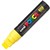 POSCA PAINT MARKER PC17K UNIBALL EXTRA BROAD CHISEL TIP NO 2 15MM YELLOW
