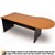 OXLEY P END DESK 2100 X 1050 X 730MM BEECHIRONSTONE