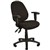 YS DESIGN 08A TYPIST CHAIR WITH ARMS BLACK