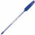PAPERMATE INKJOY 100 BALLPOINT PEN CLEAR TRIANGULAR BARREL MEDIUM 10MM BLUE EACH1 PACK12