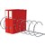 FILING RACK URBAN SPIRAFILE FILING RACK FOR LEVER ARCH FILES CHROME PLATED 8 SLOT