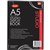 DISPLAY BOOK A5 POLYPROPYLENE FIXED SPINE INSERT BINDER 20 POCKETS
