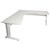 RAPID SPAN CORNER WORKSTATION METAL MODESTY PANEL 1500 X 1500 X 700MM WHITEWHITE