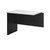 OXLEY REVERSIBLE RETURN 900 X 750 X 730MM WHITEIRONSTONE