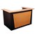 OXLEY REST18 RECEPTION COUNTER 25MM TOPSIDE BEECHIRONSTONE