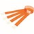 WRISTBAND REXEL ID SERIAL NUMBER WRISTBANDS FLUORO ORANGE EACH10 PACK100