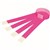WRIST BAND REXEL ID SERIAL NUMBER WRISTBANDS FLUORO PINK EACH10 PACK100