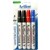 ARTLINE 500A WHITEBOARD MARKER 2MM BULLET ASSORTED PACK 4
