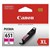 CANON CLI651XLM INKJET CARTRIDGE HIGH YIELD 651XL MAGENTA