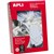 TAG TICKETS MERCHANDISING APLI 386 STRUNG TICKETS 13MM X 34MM WHITE EACH100 PACK1000