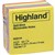 POST IT 3M 65495A HIGHLAND 100 SHEETS PER PAD 76 X 76MM ASSORTED BRIGHT COLOURS 5PK