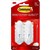 HOOK COMMAND ADHESIVE WIRE HOOKS MEDIUM WHITE PACK 2 HOOKS AND 4 STRIPS