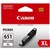 CANON CLI651XL INK CARTRIDGE HIGH YIELD 651XL GREY
