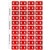 LABEL AVERY SIDE TAB COLOUR CODE LATERAL FILING 25MM X 38MM  43311  K  RED 180PK