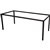 TABLE BASE FRAME ONLY BLACK 1460 X 710 X 875MMH DRAFTING HEIGHT TO SUIT 1500W X 750MMD TOP