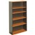RAPID WORKER BOOKCASE 4 SHELF 900 X 315 X 1800MM CHERRYIRONSTONE