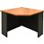 RAPID WORKER CORNER WORKSTATION 900 X 900 X 600 X 730MM BEECHIRONSTONE