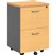 PEDESTAL DRAWER MOBILE RAPID WORKER 2 DRAWERS LOCKABLE 690 X 465 X 447MM BEECHIRONSTONE