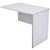 RAPID VIBE OPEN DESK RETURN 900 X 600 X 730MM GREY