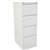 GO STEEL FILING CABINET 4 DRAWERS 1321 X 460 X 620MM WHITE CHINA