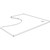 RAPID SPAN CORNER WORK TOP ONLY 1500MM X 1500MM X 700MM WHITE