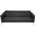 LOUNGE CHAIR RAPIDLINE VENUS3 SOFA THREE SEATER SOFA BLACK PU