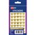 AVERY 932362 MULTI PURPOSE STICKERS SMALL HEART 10MM GOLD PACK 70