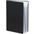 NOTEBOOK LEATHERGRAIN NOTE BOOK CASEBOUND BLANK 100 LEAF A4 BLACK