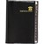 ADDRESS  TELEPHONE INDEX BOOK CUMBERLAND CLEARVIEW PVC WITH BROWN MYLAR TABS 60MM X 100MM BLACK
