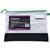 PENCIL CASE MESH POUCH WITH ZIPPER  NOTE POCKET 342MM X 300MM B4 ASSORTED COLOURS