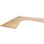 RAPID SCREEN CORNER WORK TOP 1800 X 1500 X 700MM BEECH