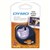LABELLING TAPE DYMO 16952 LETRATAG PLASTIC LABEL TAPE 12MM BLACK ON CLEAR