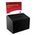 BALLOT BOX DEFLECTO LOCKABLE WITH HEADER LANDSCAPE 310MMW X 240MMH X 210MMD A4 SMOKE