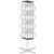 BROCHURE STAND DEFLECTO 58041 FLOOR STAND DELUXE ROTATING 8 X A4 16 X DL BLACK  CLEAR