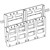 DEFLECTO BROCHURE HOLDER LITLOC WALL DISPLAY 2 X A4  4 X DL CLEAR