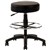 YS DESIGN YS119D UTILITY STOOL WITH DRAFTING RING BLACK FRAME AND PU COVER