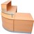 RAPID WORKER FLOW RECEPTION DESK BEECH 