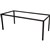 TABLE BASE FRAME ONLY BLACK 900 X 900 FURNX