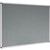 VISIONCHART CORPORATE FELT PINBOARD ALUMINIUM FRAME 2400 X 1200MM GREY