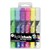 CHALK MARKER TEXTA LIQUID DRY WIPE BULLET NIB 45MM ASSORTED COLOURS WALLET 6PK