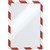 DURABLE MAGNETIC FRAME SECURITY A4 RED  WHITE 5PK