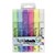 CHALK MARKER TEXTA LIQUID DRY WIPE BULLET NIB 45MM ASSORTED COLOURS WALLET 6PK