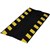 MAT MATTEK CABLE SAFE MAT 500 X 1000MM BLACK WITH CHEVRON BORDER