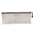 PENCIL CASE MESH WITH ZIP PVC 340MM X 135MM CLEAR