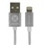 CABLE CHARGING MOKI LIGHTNING SYNCHARGE BRAIDED CABLE 900MM SILVER