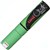 CHALK MARKER LIQUID PWE8K UNIBALL CHISEL NIB 8MM FLUORO GREEN