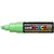 POSCA PAINT MARKER PC8K UNIBALL BROAD CHISEL TIP NO F6 8MM FLUORO FLUORESCENT GREEN