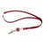 REXEL LANYARD WITH BADGE REEL BURGUNDY PU FINISH