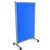 DIVIDER PARTITION SCREEN VISIONCHART MODULO MOBILE DOUBLE SIDED VELOUR FABRIC 1800 X 1000MM BLUE