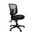 CHAIR BURO METRO MESH HIGH BACK TASK BLACK NYLON BASE BLACK